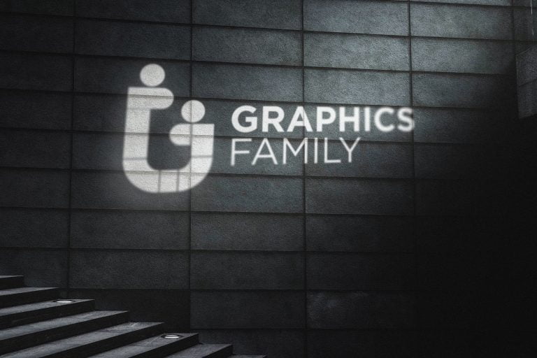 Cinematic Light Rays Logo Mockup – GraphicsFamily