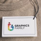 Cloth Tag Logo Mockup