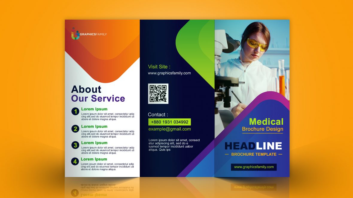 Corporate Medical Trifold Brochure Design