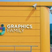 Vintage Colored Wall Logo Mockup