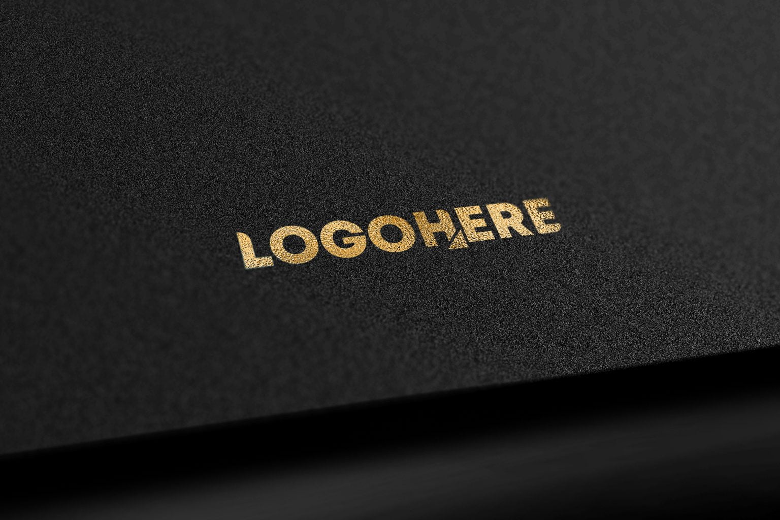 Black Gold Elegant Logo Mockup – GraphicsFamily
