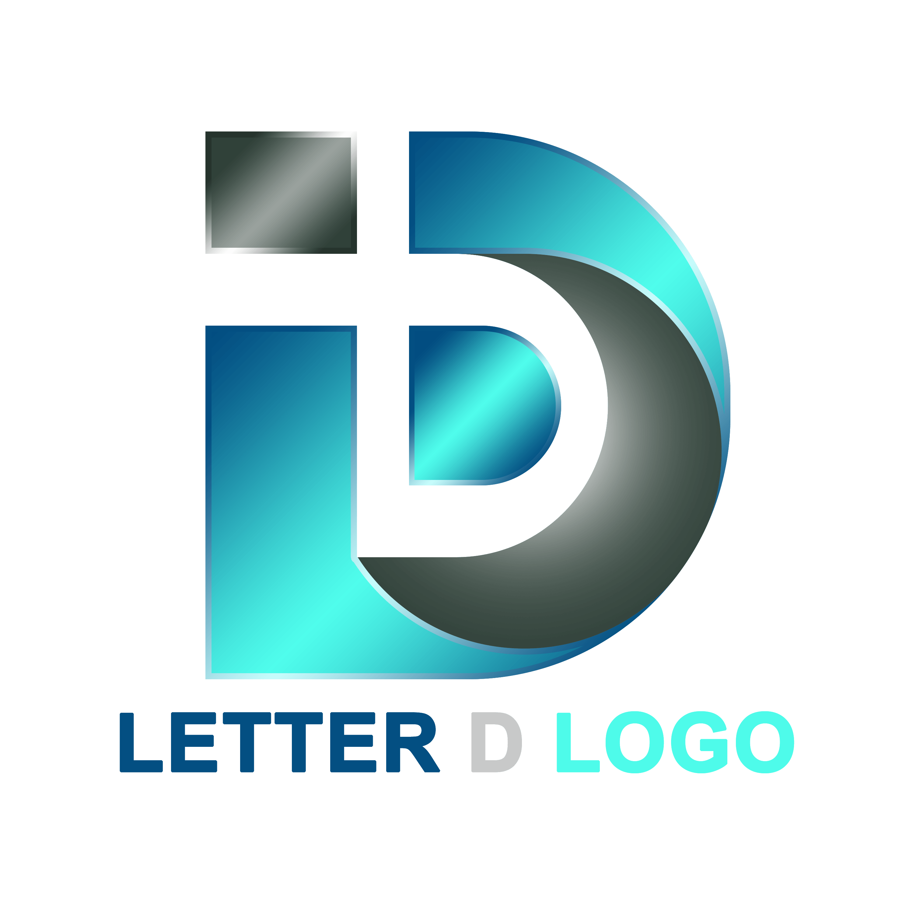 D Logo Design Template