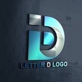 D Logo Design Template