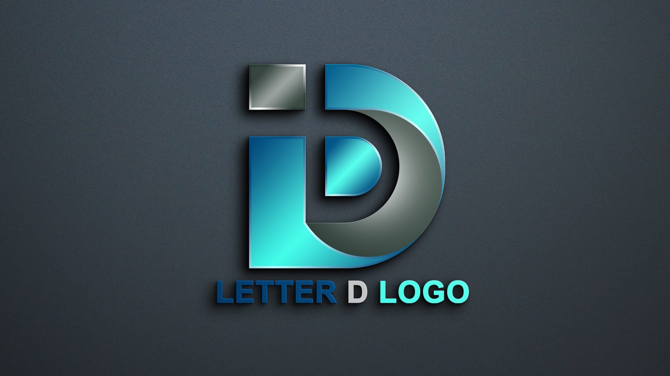 D Logo Design Template 