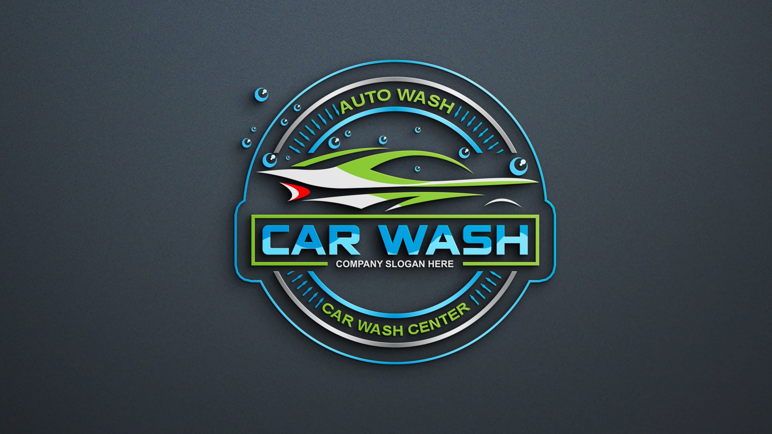 Download Car Wash Logo Template