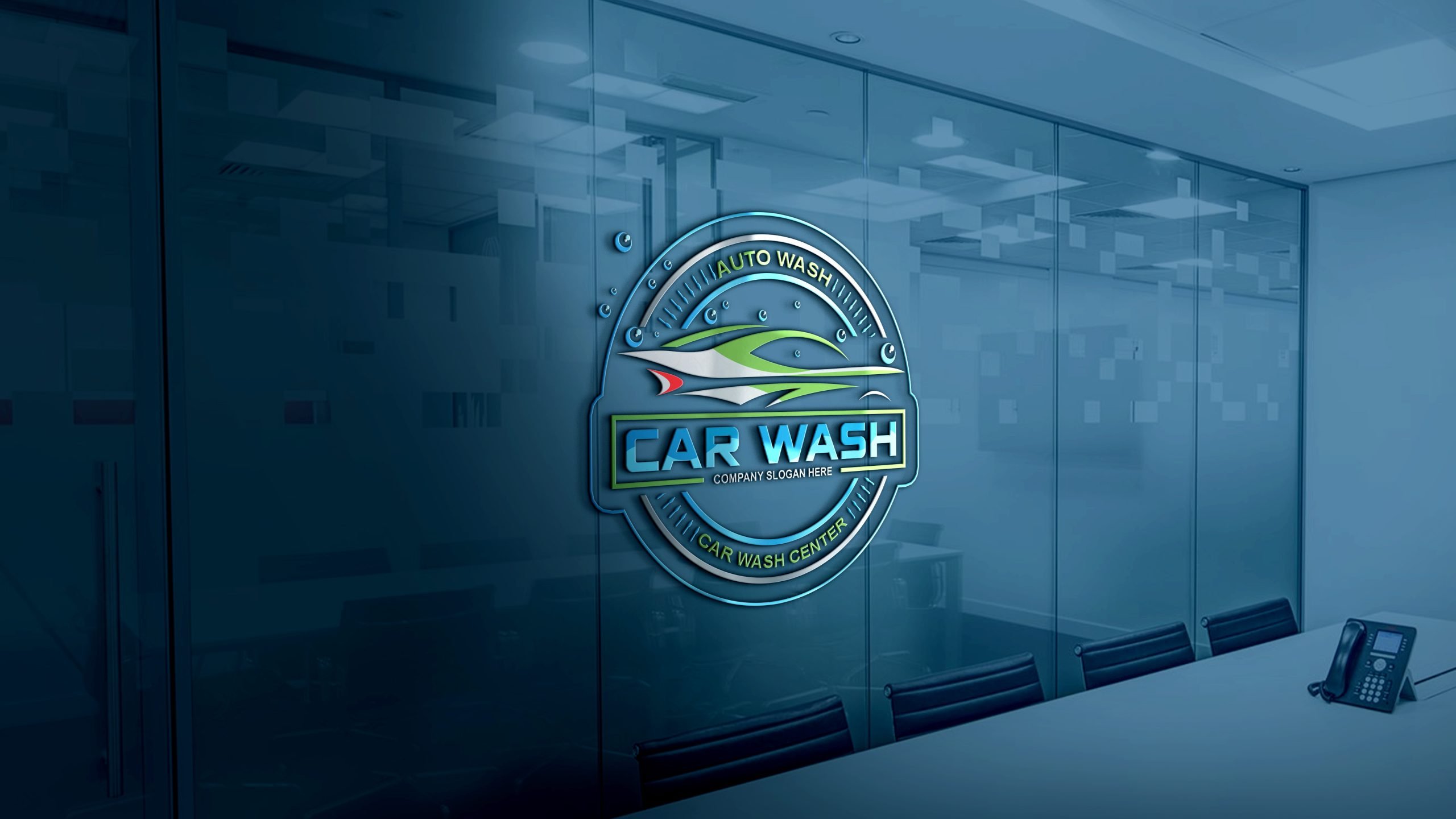 Free Car Wash Logo Template