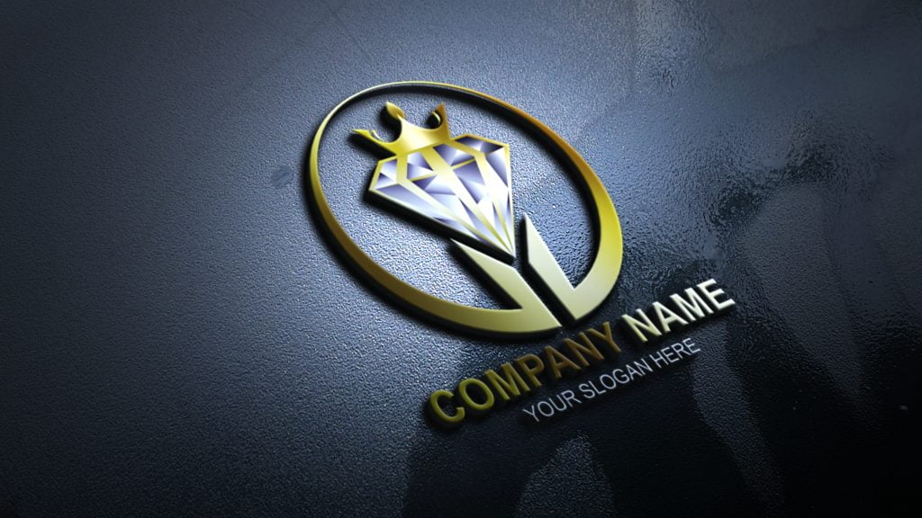 Golden Diamond Logo Design – GraphicsFamily