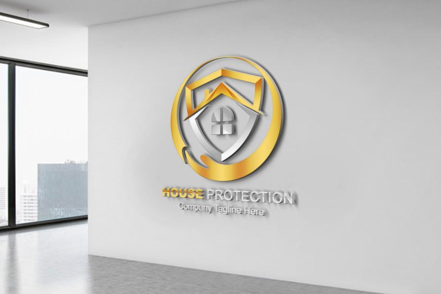 House Protection Logo Template – GraphicsFamily
