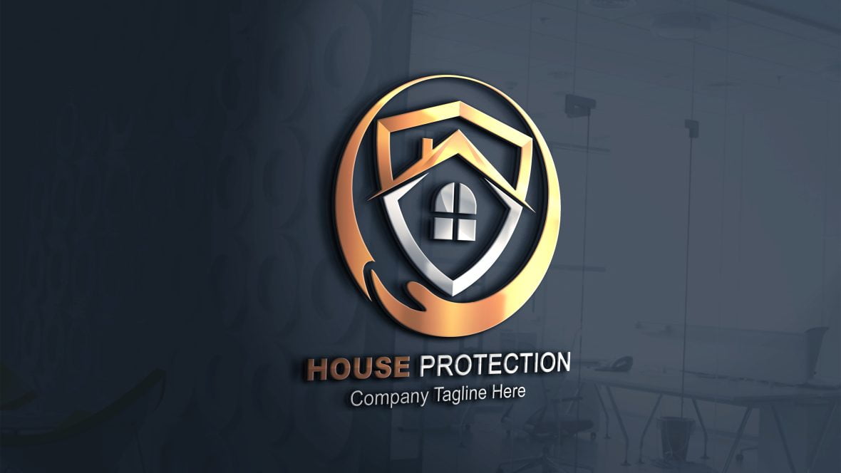 House Protection Logo Template Download
