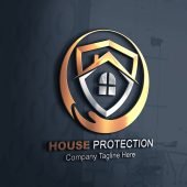 House Protection Logo Template