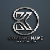 K Letter Logo Design