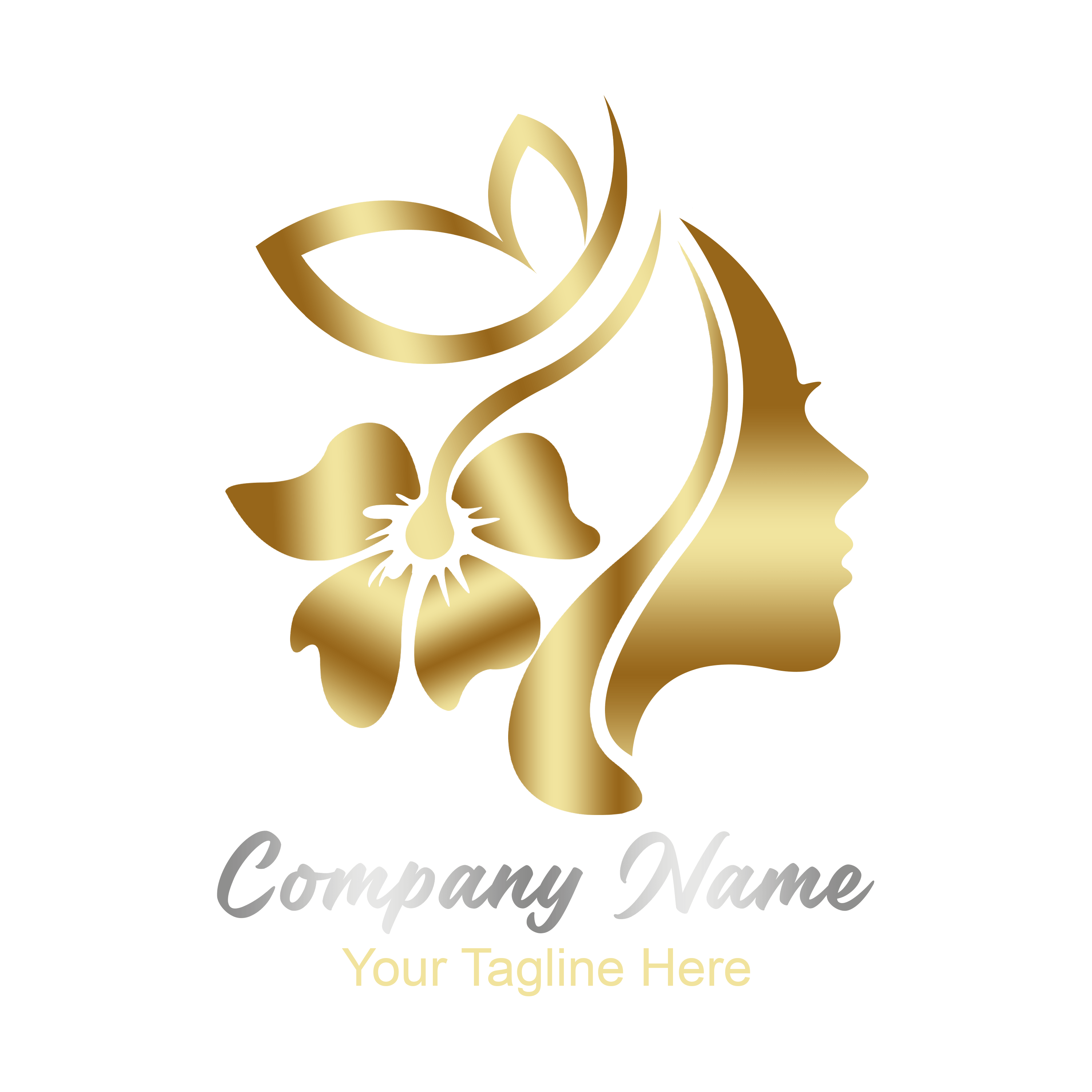 Makeup Artist Logo, Beauty Logo. Brow Logo, Premade Logo Design, Nail Logo,  Rose Gold Logo, Boutique Logo, Signature Logo, Bakery Logo - Etsy
