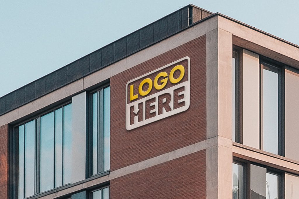 61+ Free Building Logo Mockups – GraphicsFamily