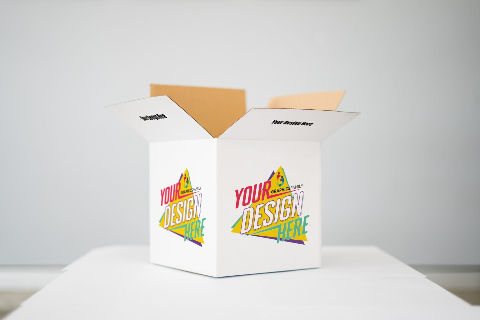 Box Design Mockup GraphicsFamily