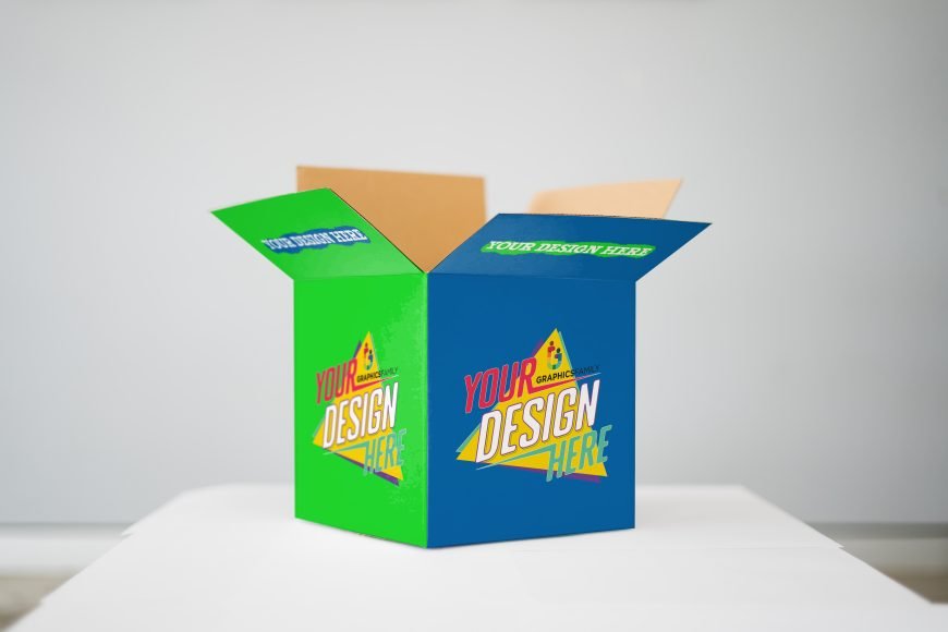Box Design Mockup Free download