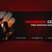 Free Dark Facebook Cover Design