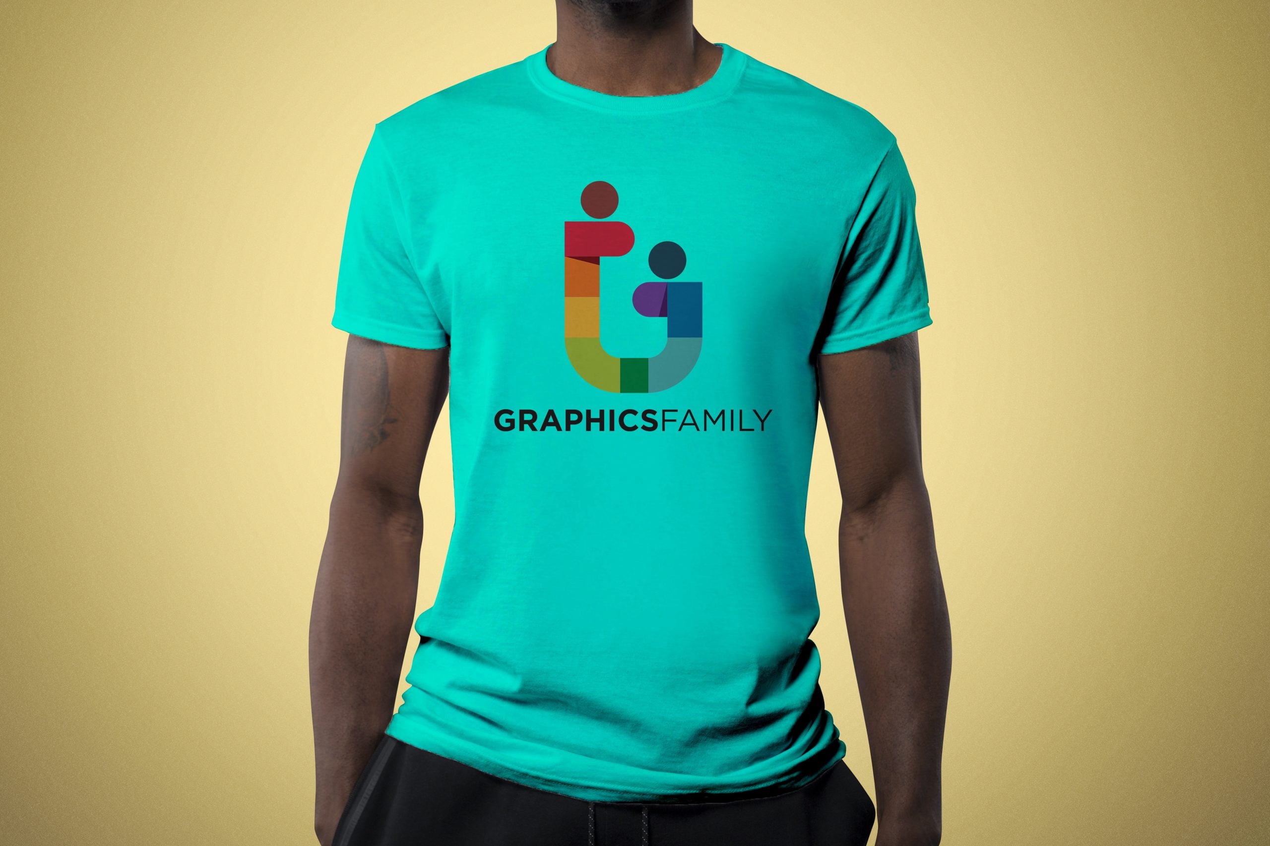 Free Editable Color and Background T-Shirt Mockup