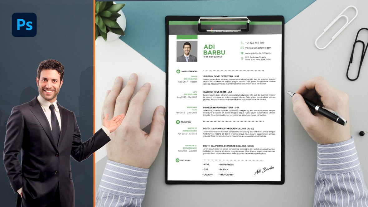 Free Professional Clean Resume