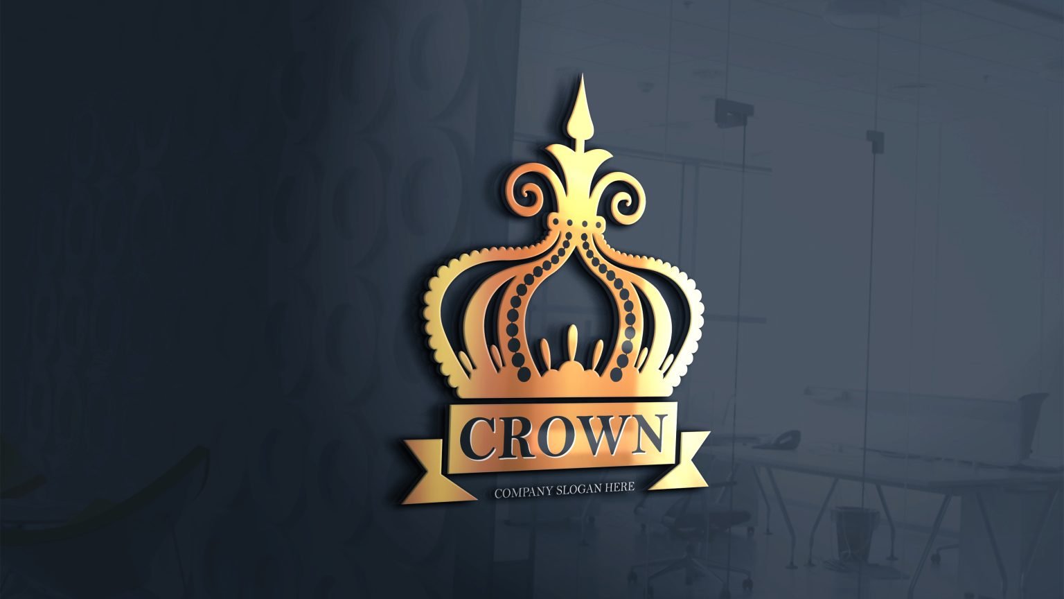 Free Royal Crown Logo Design – GraphicsFamily