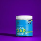 Glass Jar Design Mockup