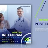 Health Care Business Instagram Post Design