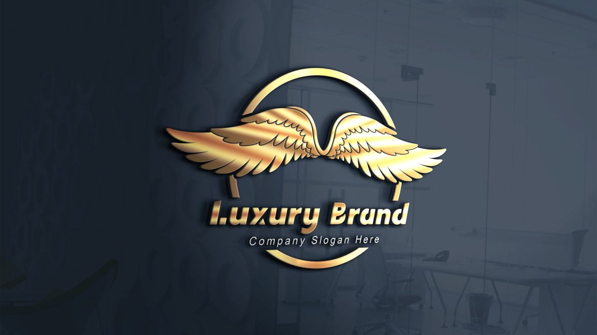 Luxury Golden Logo Design – GraphicsFamily