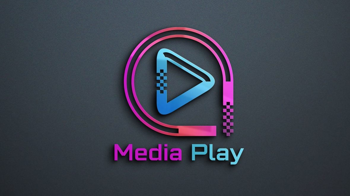 Media Play Logo Design