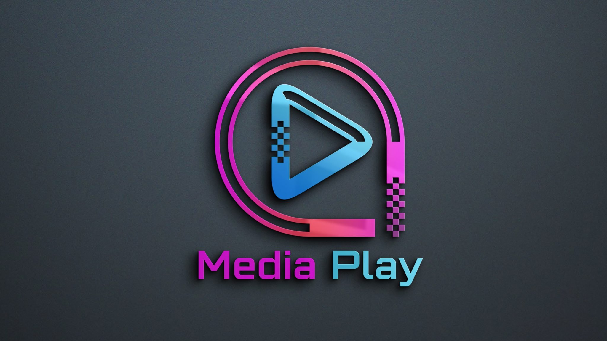 Media Play Logo Design – GraphicsFamily