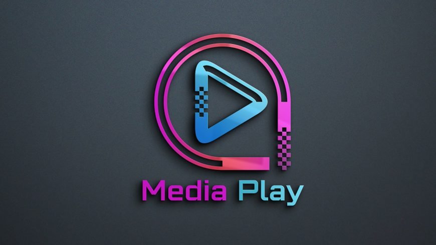 Media Play Logo Design