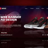 Shoes Social Media Web Banner Advertisement Design