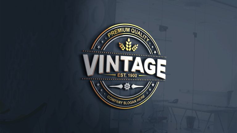 Vintage Logo Design – GraphicsFamily