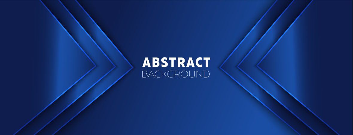 Abstract Banner Background with Gradient Triangles