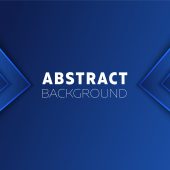 Abstract Banner Background with Gradient Triangles