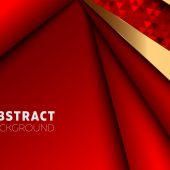 Abstract Red Gradient Background Vector