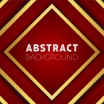 Abstract red geometric shapes background vector illustration