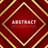 Abstract red geometric shapes background vector illustration