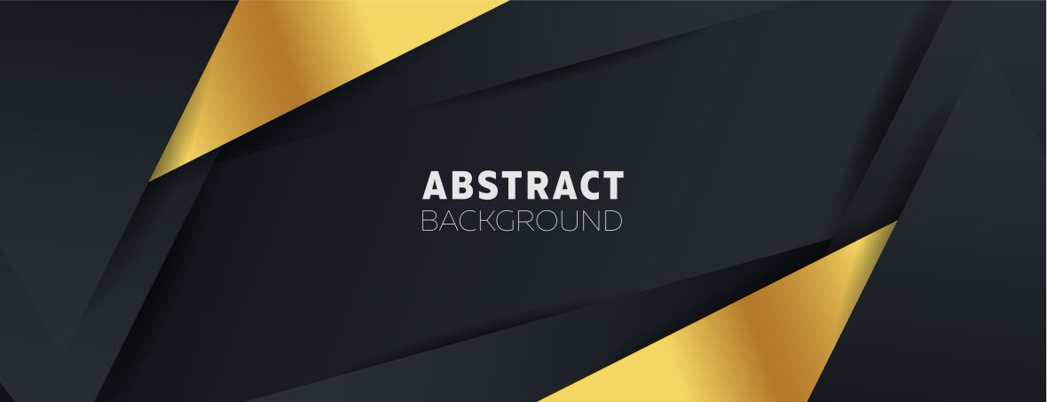 Black and Golden Futuristic Background Template