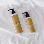 Body And Hair Wash Bottles Designs Mockup