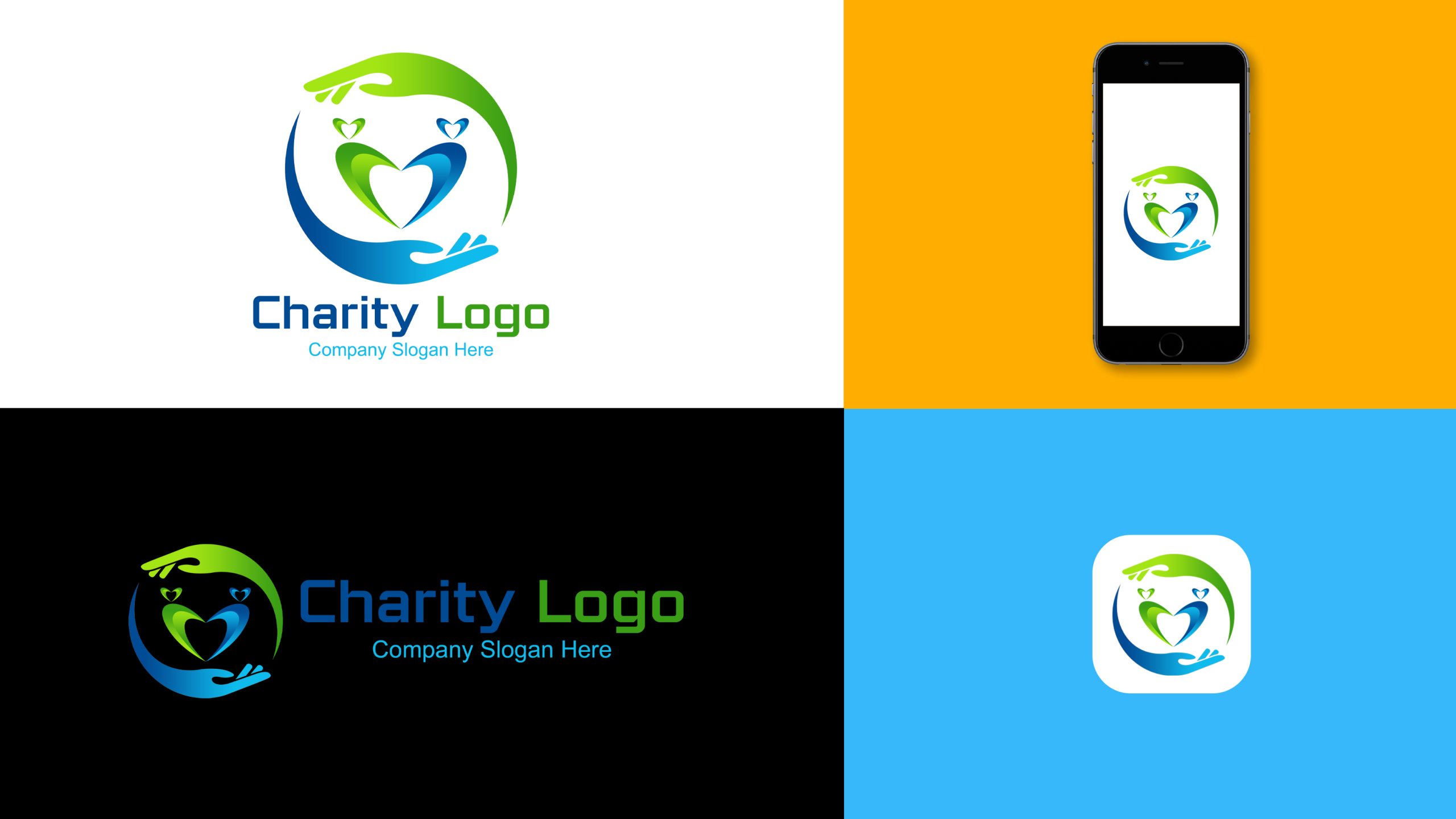 Charity Logo Template Design