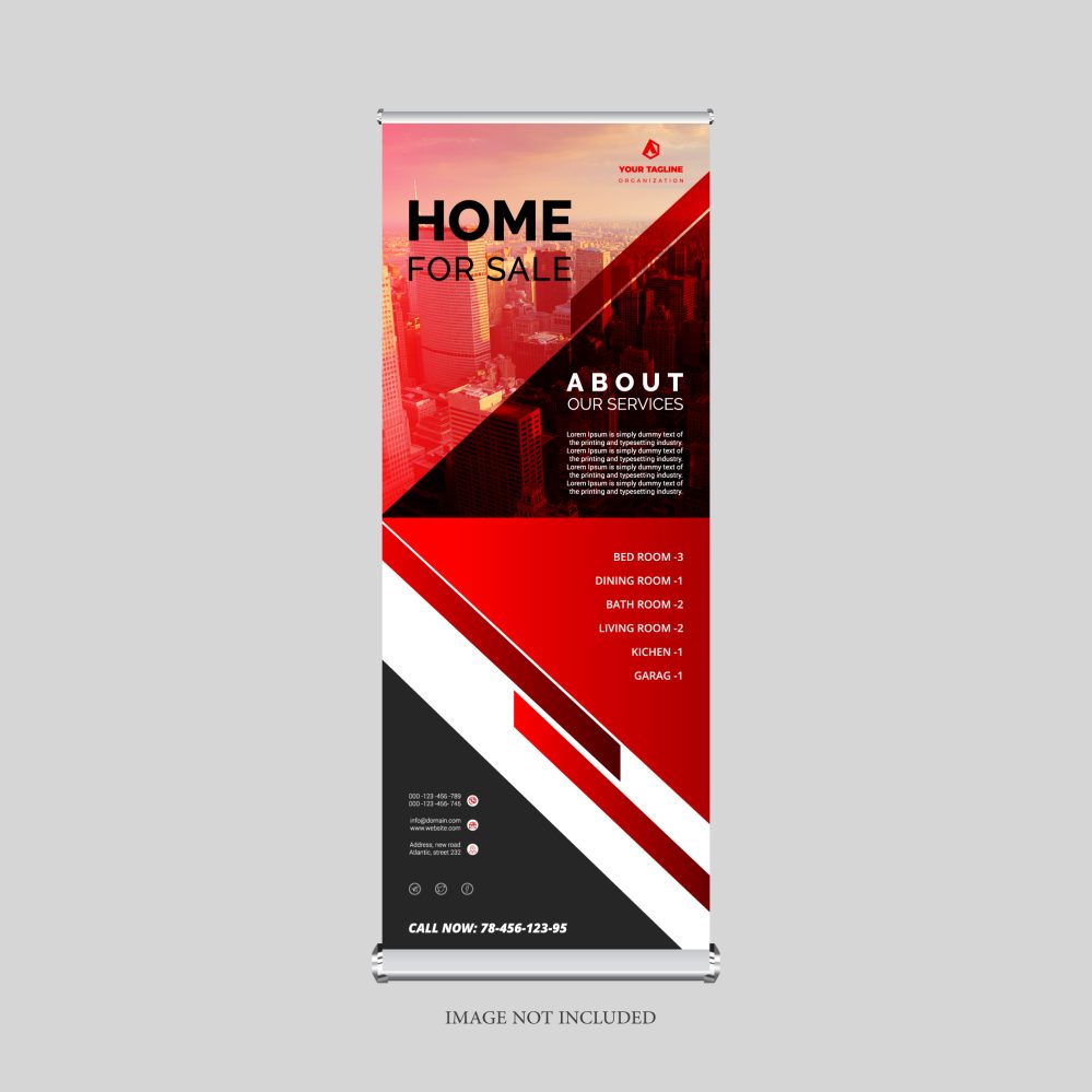 Company Roll-up Banner Template
