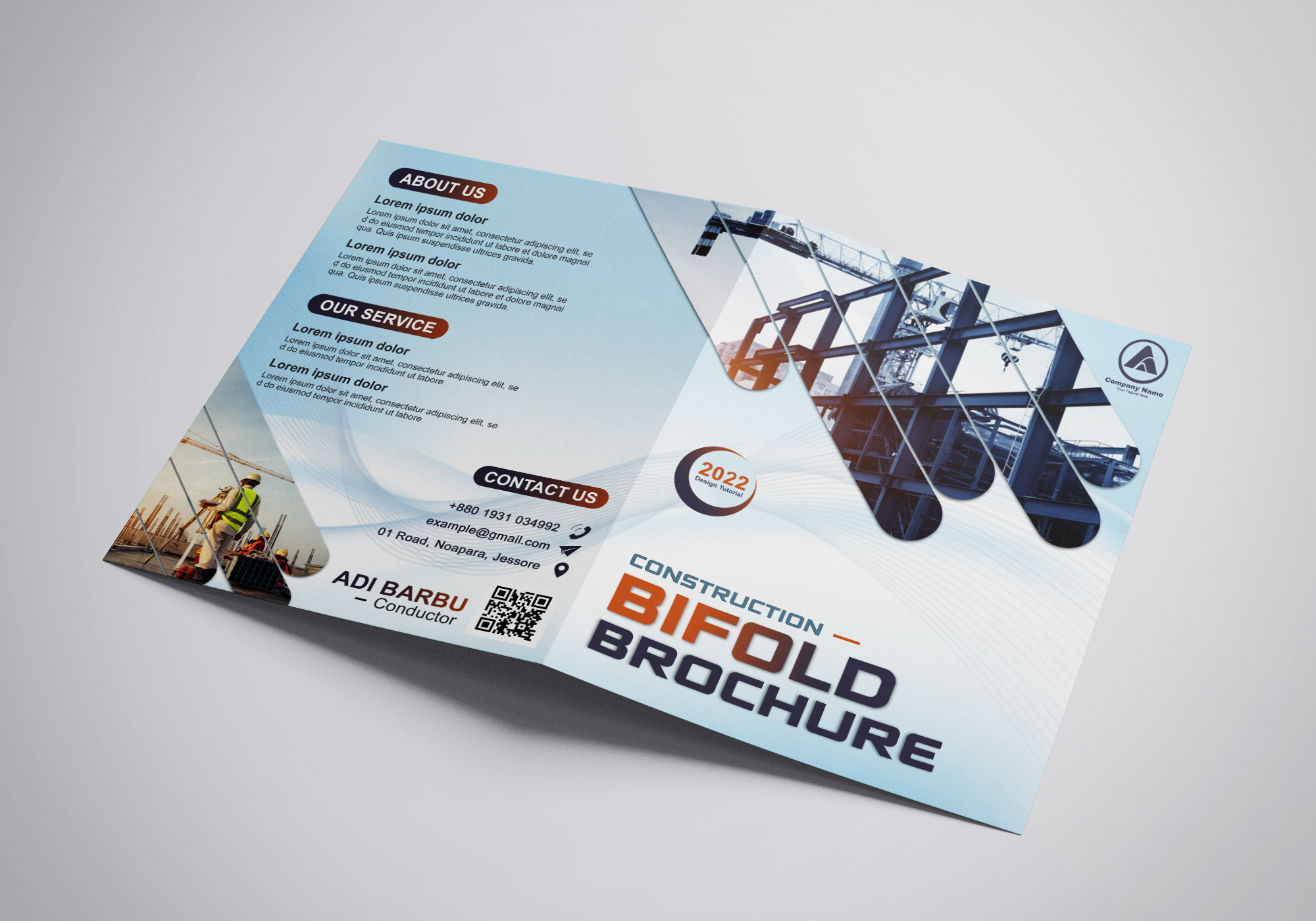 Corporate Bifold Brochure Design