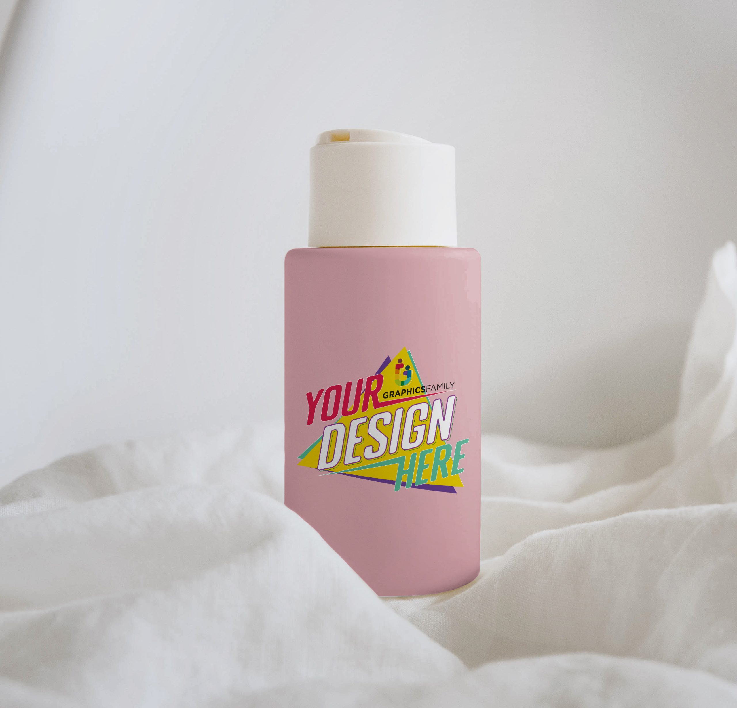 Cosmetics Dispenser Bottle Design Mockup download