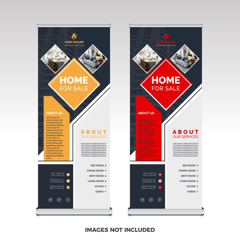 Creative Roll Up Banner Template