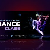 Dance Studio Facebook Cover Design