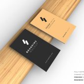 Edge Business Card Mockup