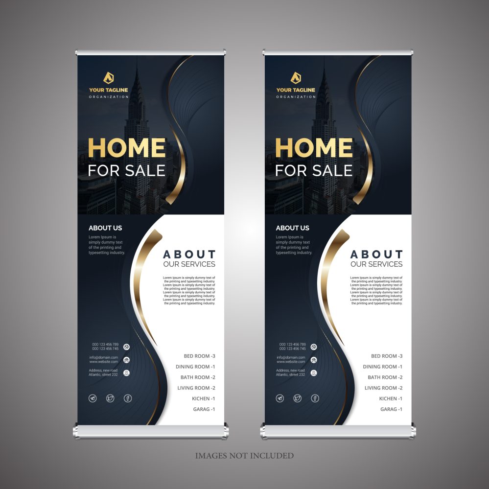 Editable Roll Up Banner Template