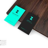 Free Business Card Branding PSD Mockup