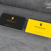 Free Business Cards Presentation Mockup