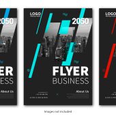 Free Dark Business Flyer Template