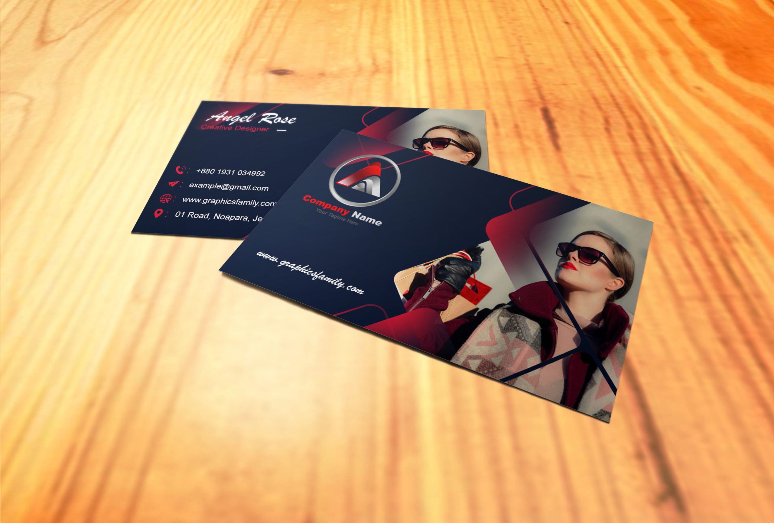 Free Download Fashion Business Card Template